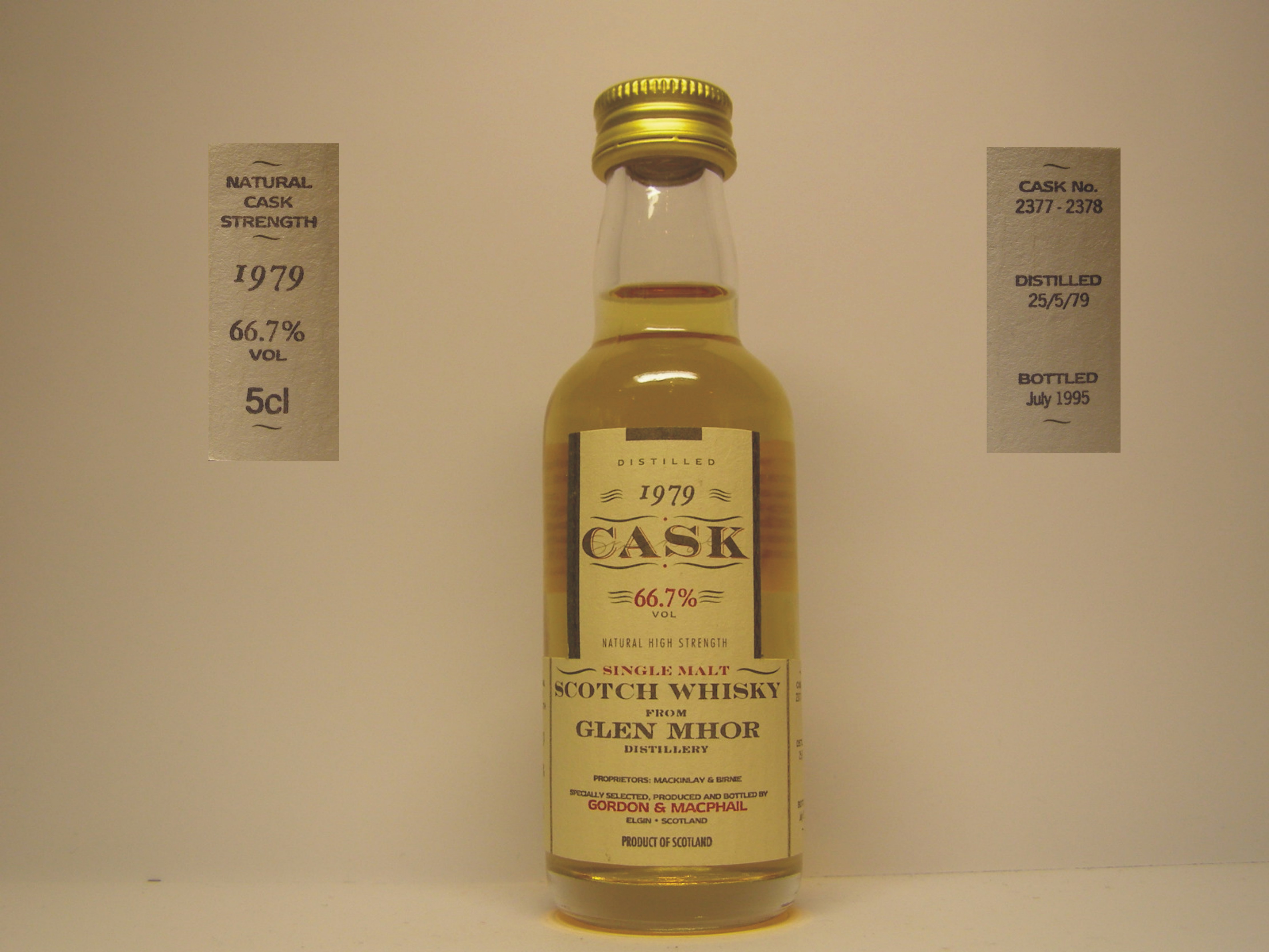 SMSW 1979-1995 "G&M Cask" 5cl 66,7%VOL